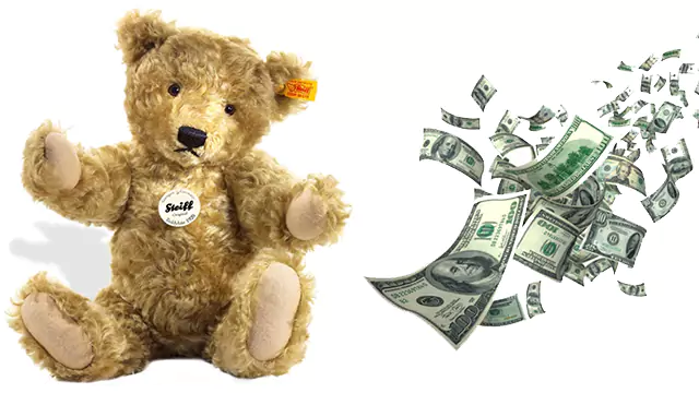 Steiff Bear With Money
