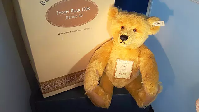 Steiff 1908 Replica Teddy Bear - British Exclusive - Available at The Hunt Valley Teddy Bear Show.